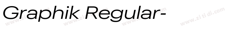 Graphik Regular字体转换